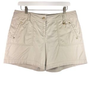 MK Michael Kors tan chino shorts size 10
